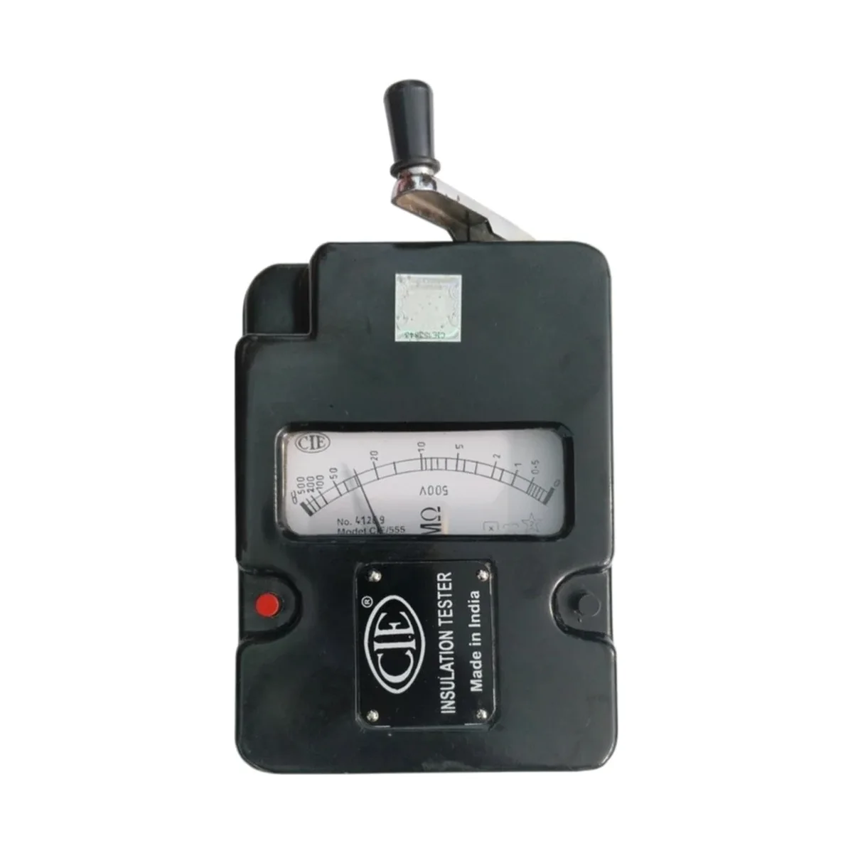 CIE CIE/555 Insulation Tester (Hand Driven Generator Type, Bakelite Body)