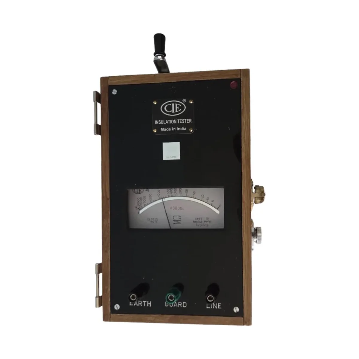 CIE CIE/666 Insulation Tester - Wooden Body, Hand-Driven