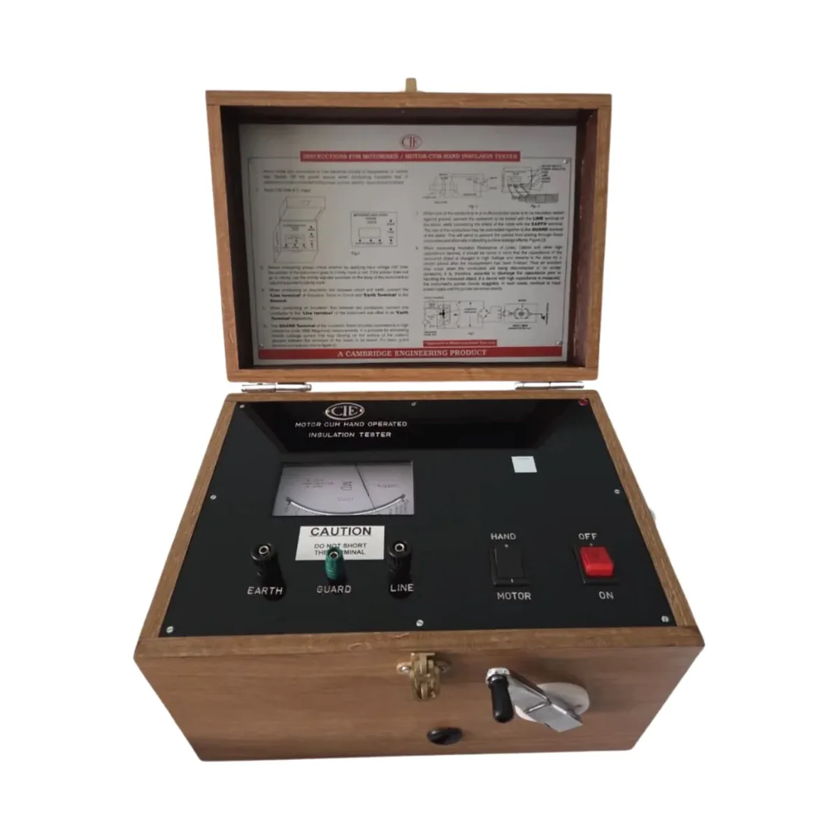 CIE CIE/777 HM/MR Multirange Motor-cum-Hand Driven Insulation Tester