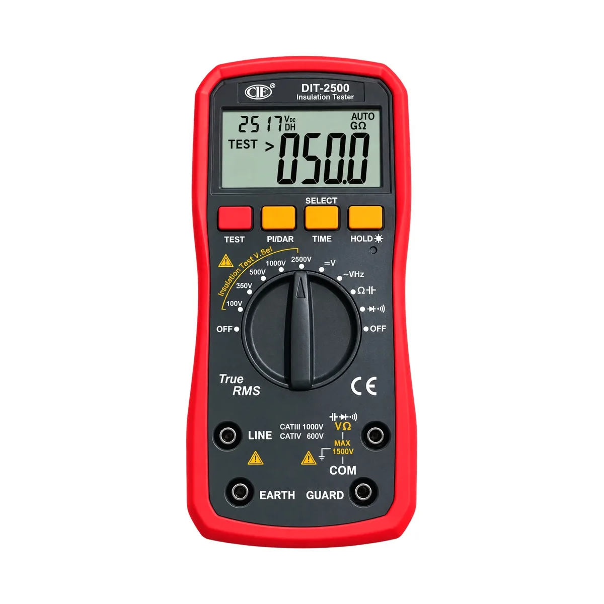 CIE DIT-2500 Digital Insulation Tester + Multimeter - up to 2500 V