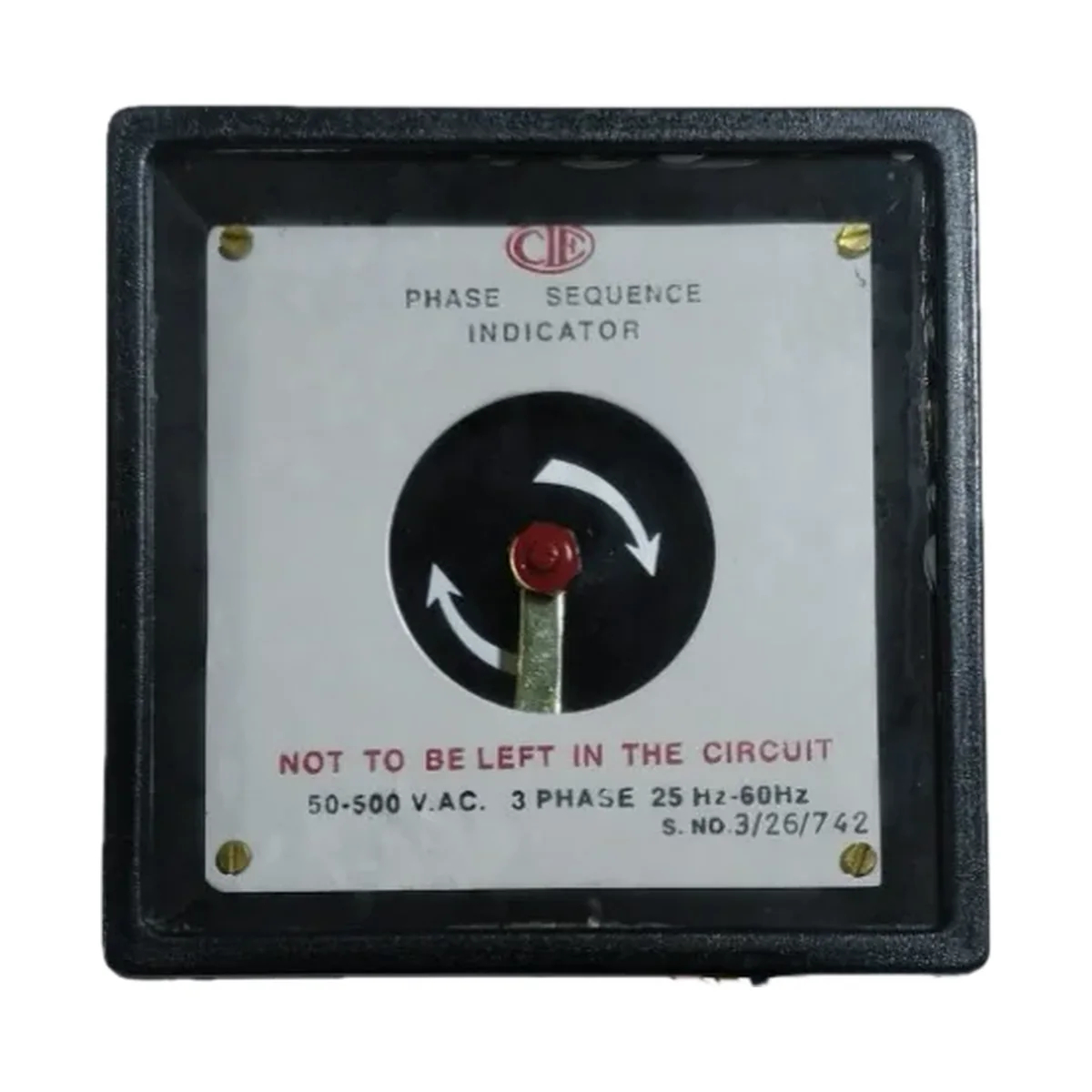 CIE PSI-2 Phase Sequence Indicator - ABS Moulded