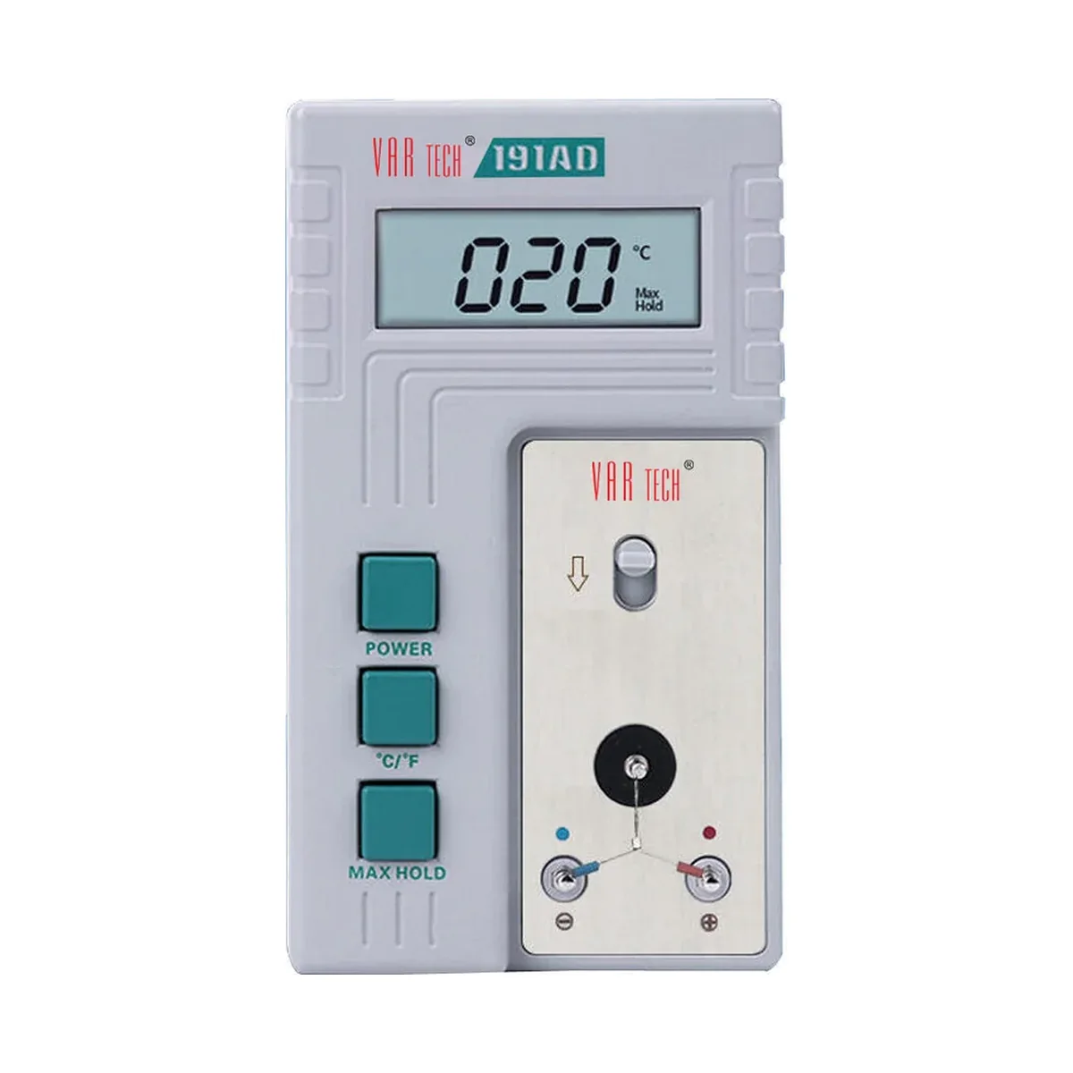 Vartech 191 AD Soldering Tip Temperature Thermometer, 0–800 °C