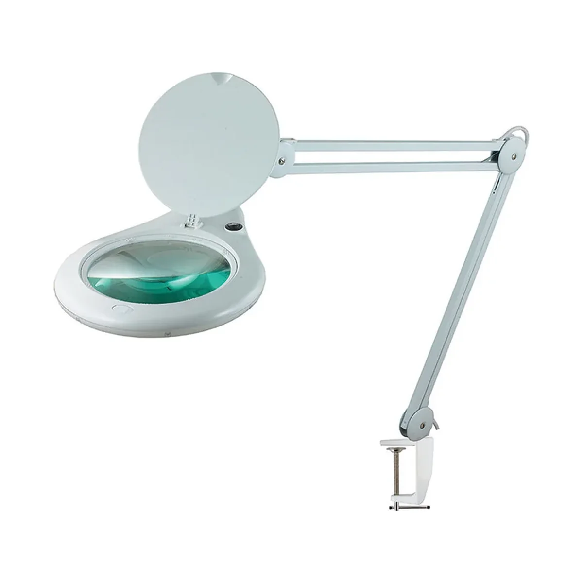Vartech 228 LX LED Magnifying Lamp, 7" Large Lens, Table Clamp
