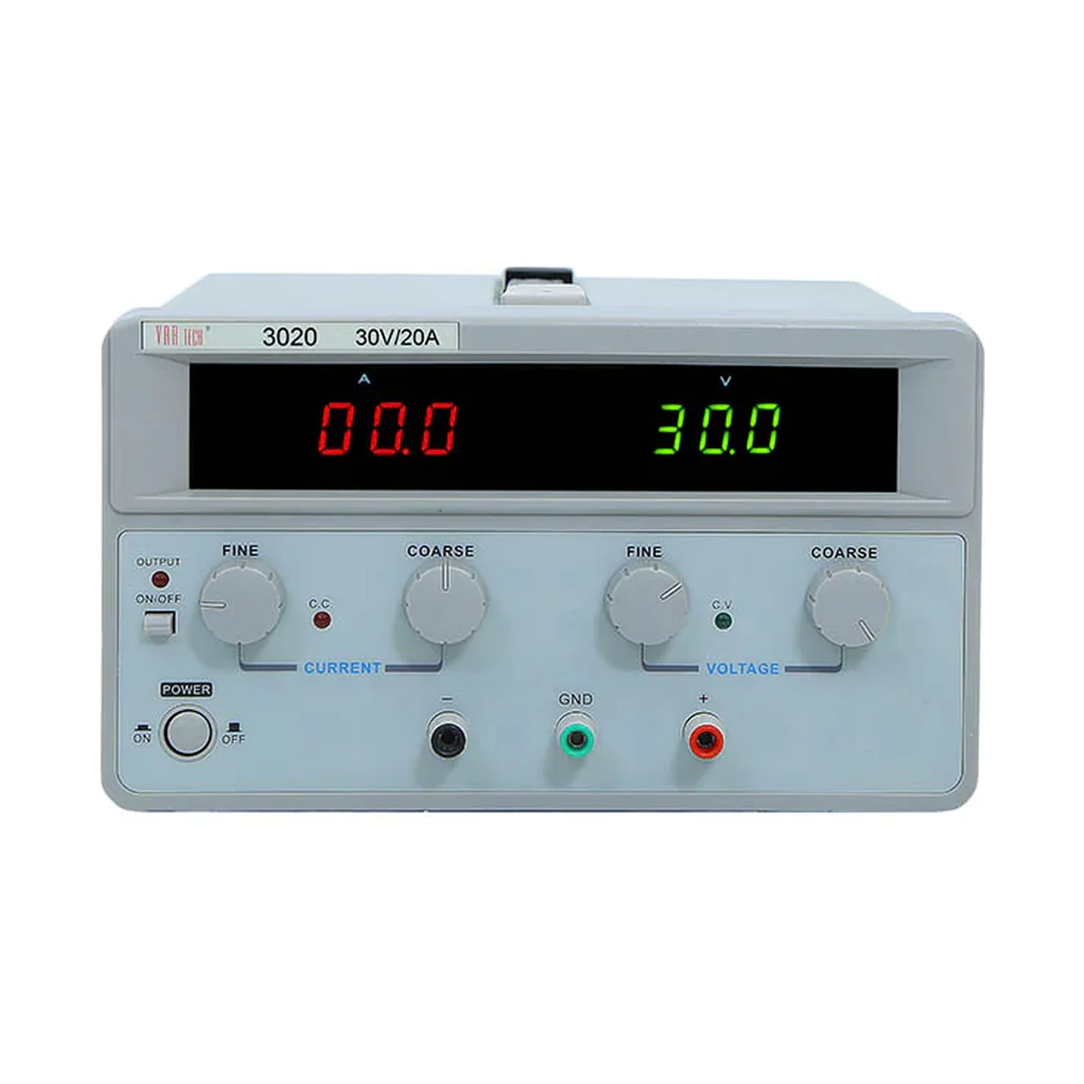 Vartech 3020 30V / 20A Heavy-Duty Linear DC Regulated Power Supply