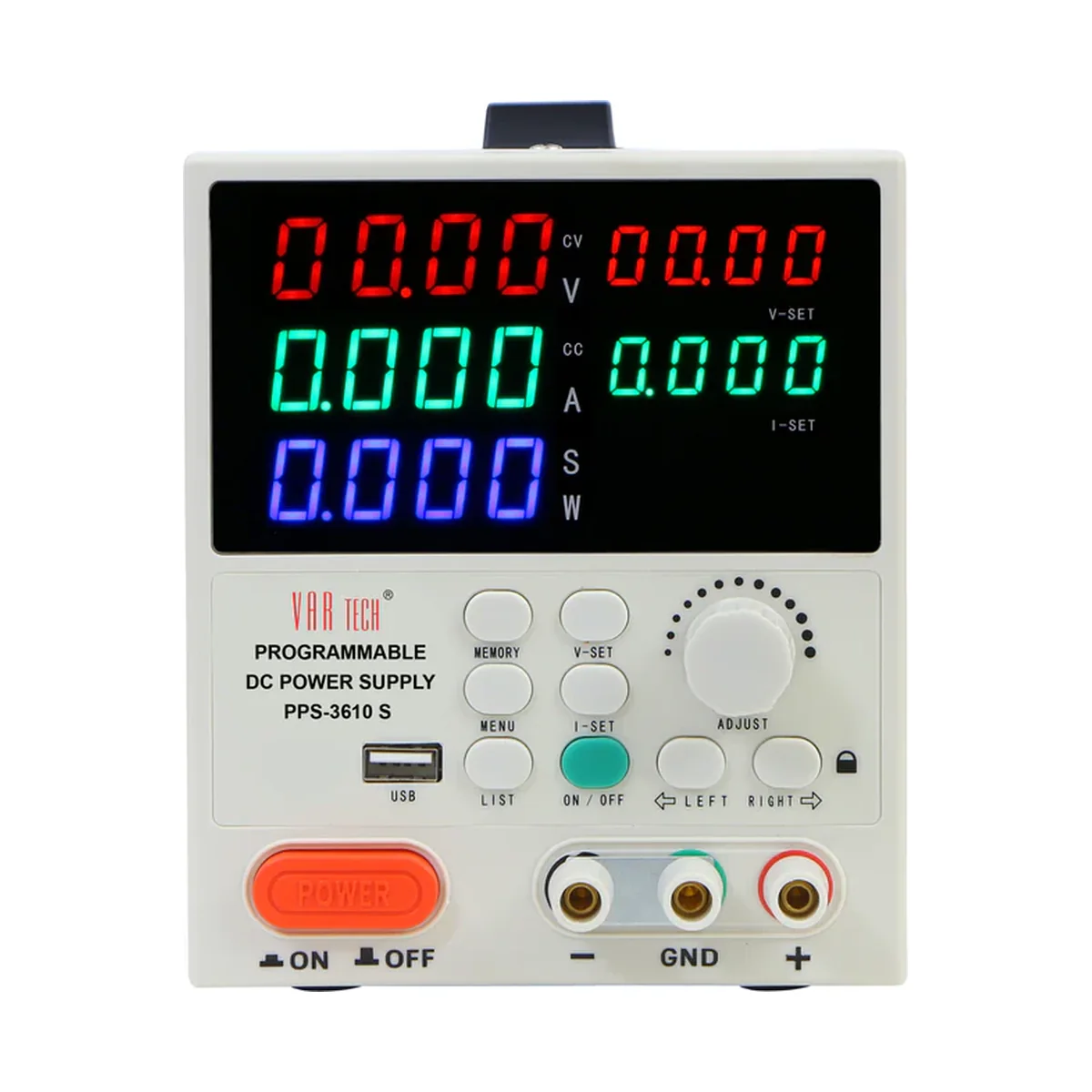 Vartech PPS-3610 S 36V / 10A Programmable SMPS DC Power Supply