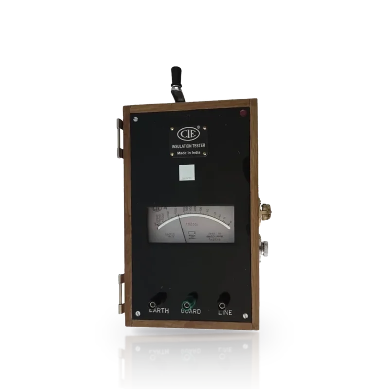 CIE CIE/666 Insulation Tester - Wooden Body, Hand-Driven