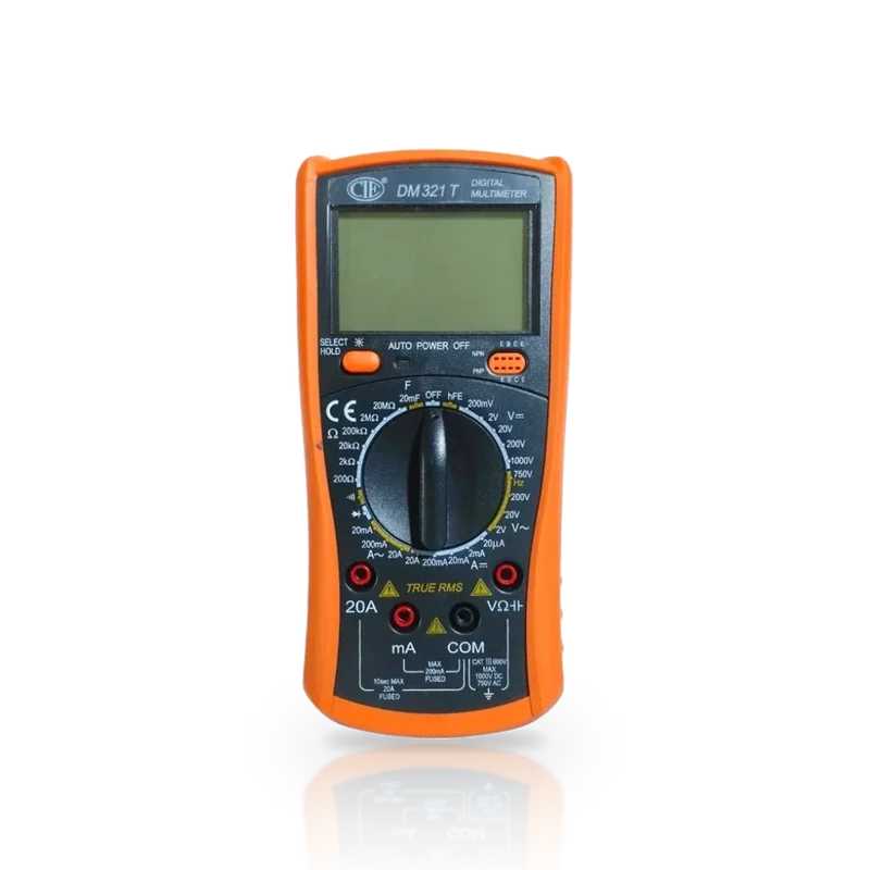 CIE DM 321T True-RMS Digital Multimeter - Manual Ranging, 3½-digit