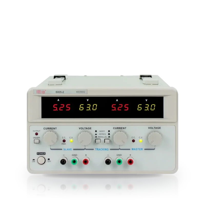 Vartech 6005-2 60V / 5A × 2 Dual-Output Heavy-Duty Linear DC Regulated Power Supply