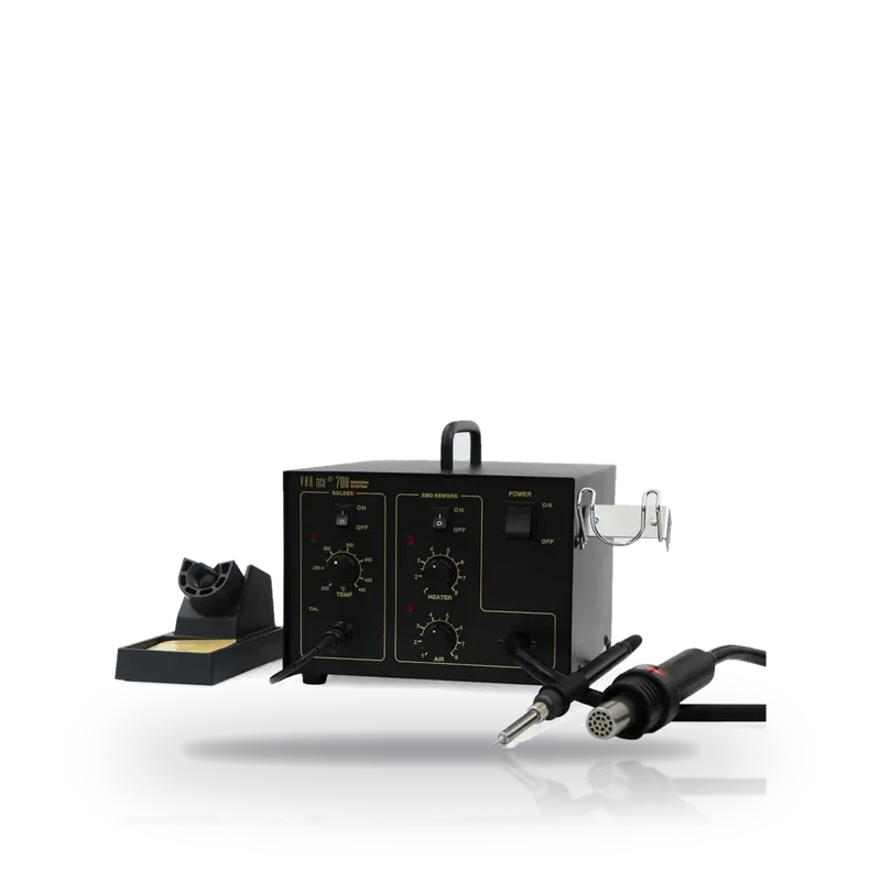 Vartech 700 ESD 2-in-1 Soldering and SMD Re-Work Station, 270 W + 50 W