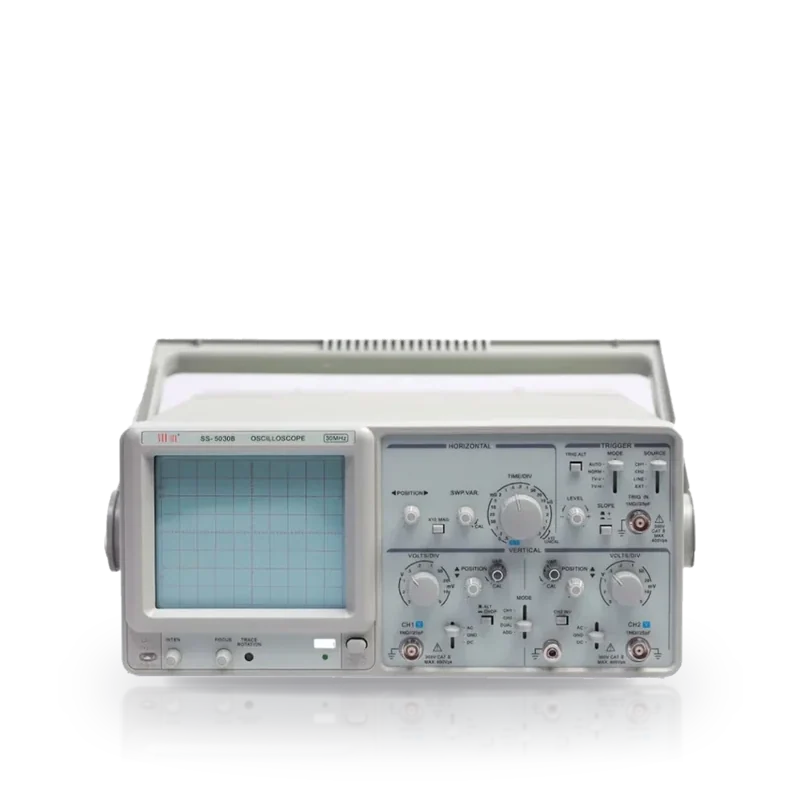 Vartech SS-5030B 30 MHz Dual Channel Analog Oscilloscope (CRO)