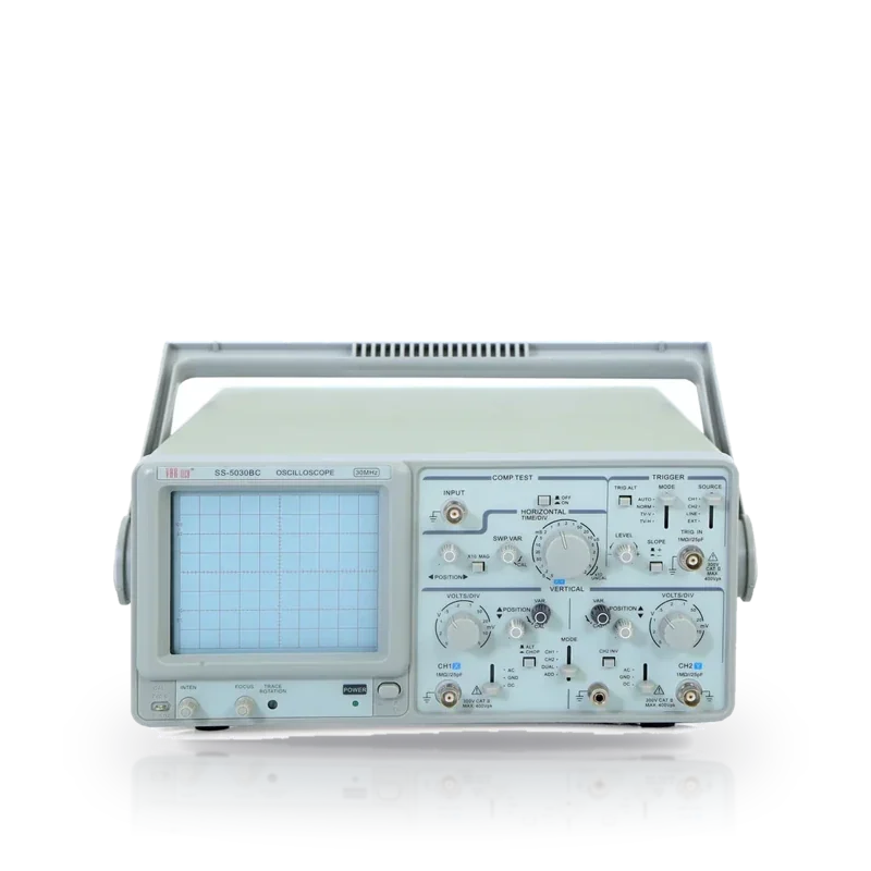 Vartech SS-5030BC 30 MHz Dual Channel CRO with Built-in Component Tester