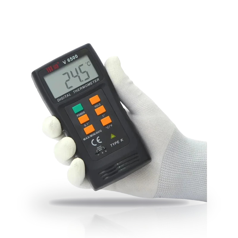 Vartech V 6500 Industrial Digital Thermometer - High Precision
