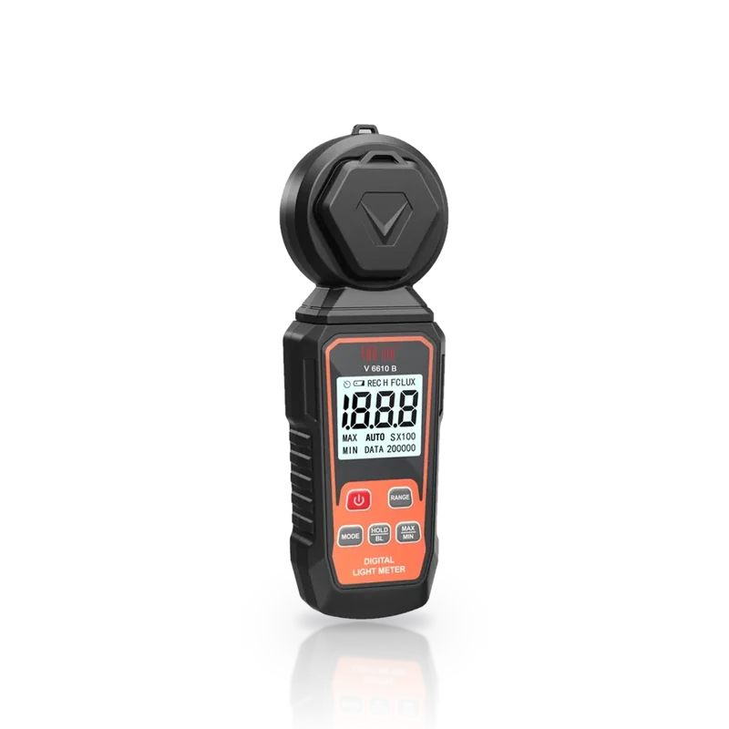 Vartech V 6610 B Digital Lux Meter - 0–199999 Lux