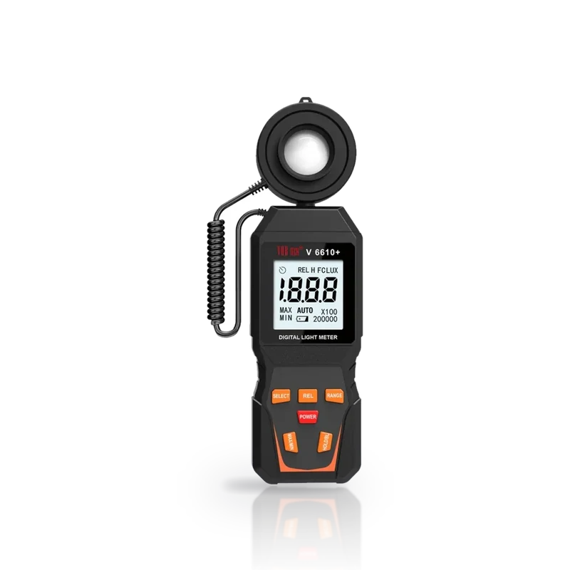 Vartech V 6610+ Digital Lux Meter - 0.1 to 200,000 Lux