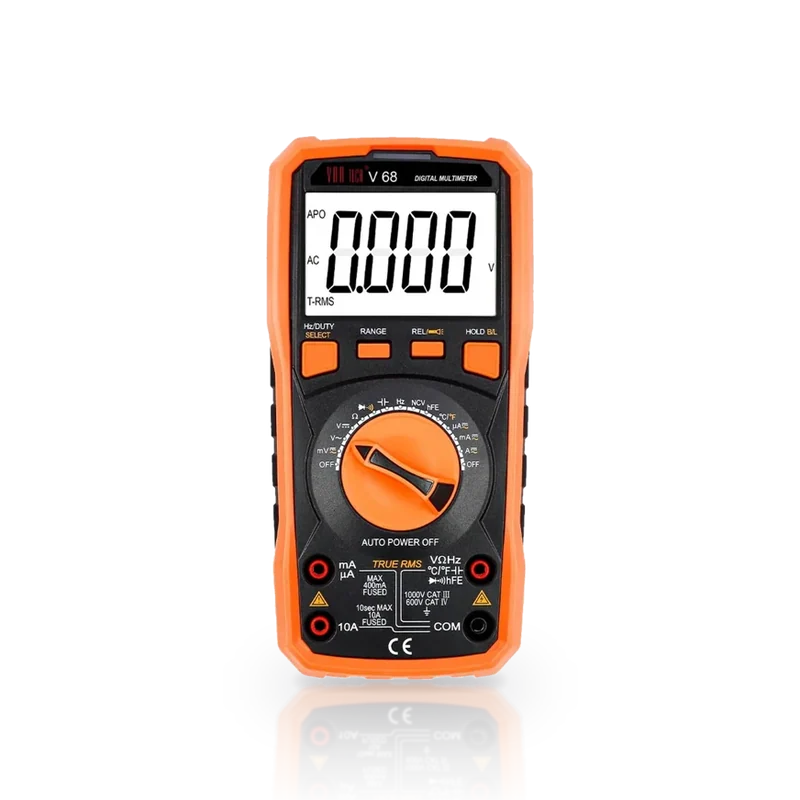 Vartech V 68 Digital Multimeter True RMS Auto Ranging 1000V DC / 750V AC 10A
