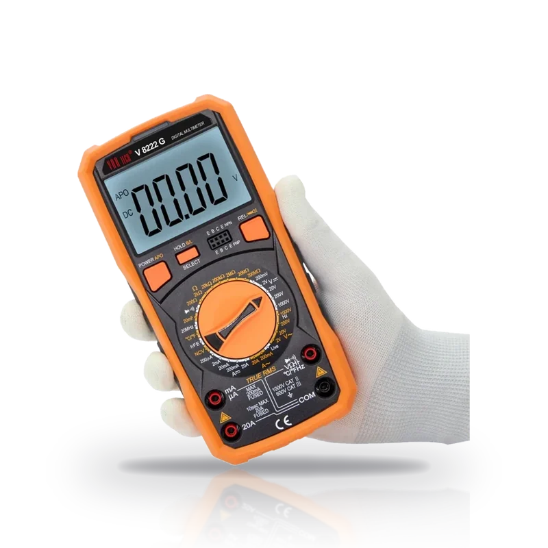 Vartech V 8222 G Full Function Digital Multimeter True RMS 1000V AC/DC 20A