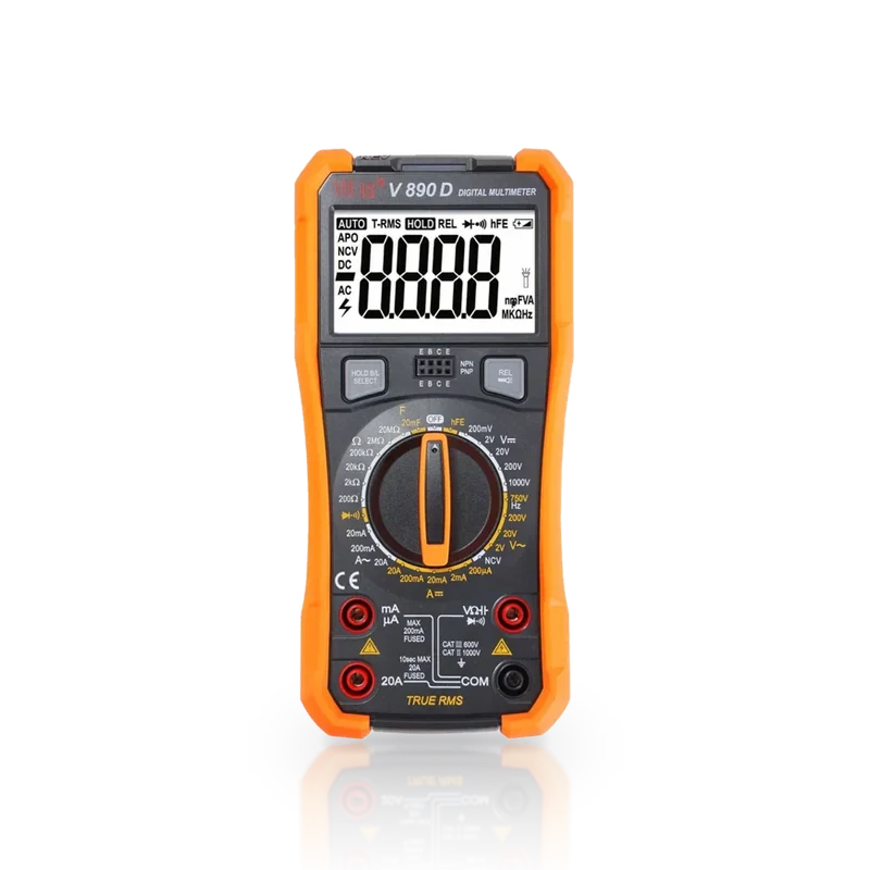 Vartech V 890 D Digital Multimeter True RMS 1000V DC / 750V AC 20A