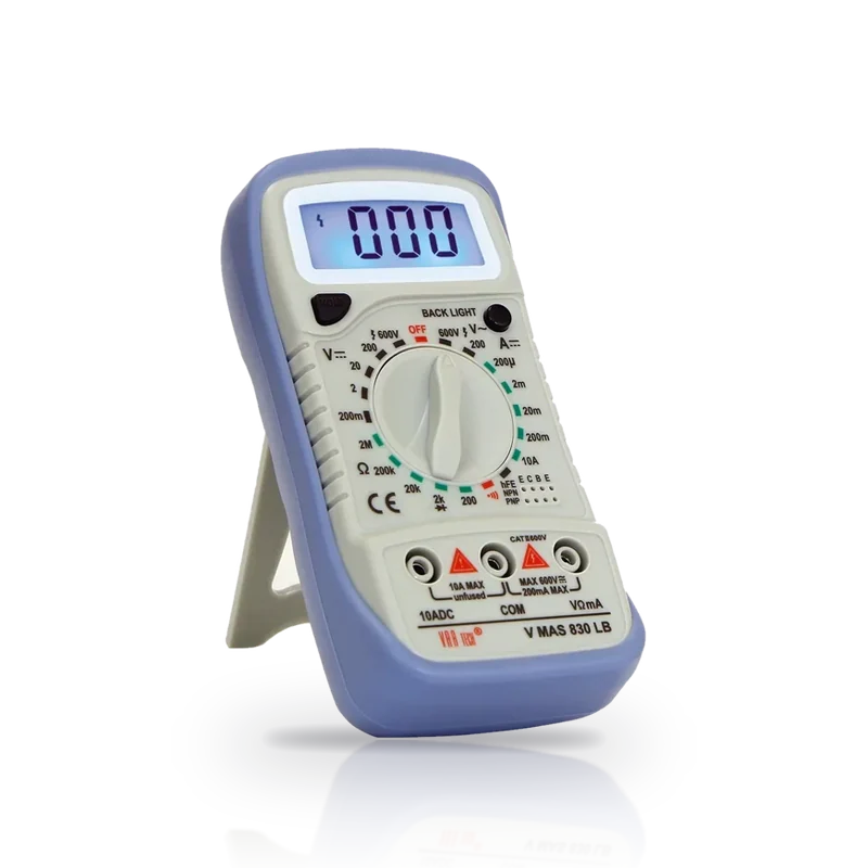 Vartech V MAS 830 LB Digital Multimeter 600V DC/AC 10A DC